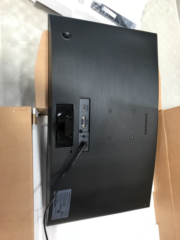 Photo 1 of SAMSUNG 23.5” CF396 Curved Computer Monitor, AMD FreeSync for Advanced Gaming, 4ms Response Time, Wide Viewing Angle, Ultra Slim Design, LC24F396FHNXZA, Black
