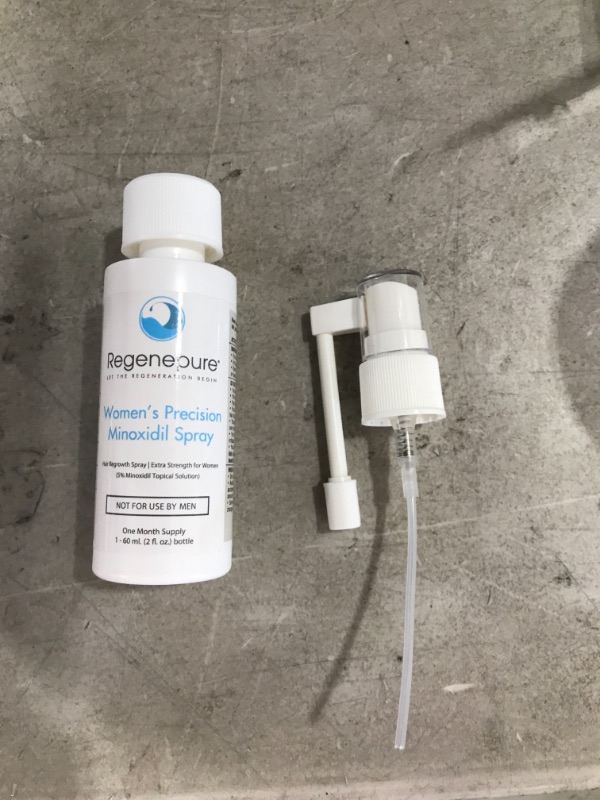 Photo 1 of **EXP 11/21**Regenepure - Precision 5% Minoxidil Extra Strength Hair Regrowth Spray for Women - 2 fl. oz.
