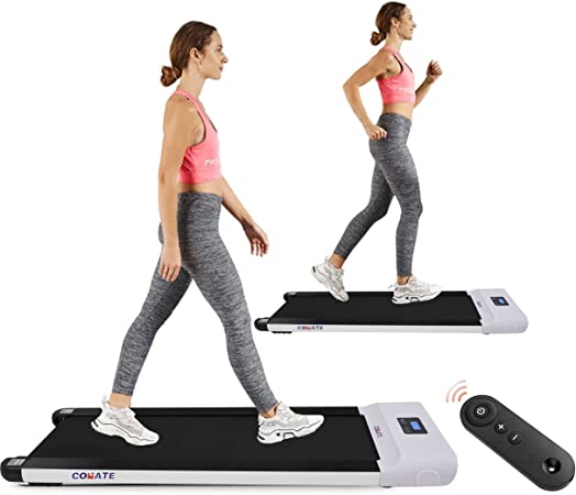 Photo 1 of **MISSING REMOTE**
Conate 2 in 1 Under Desk Electric Treadmill Motorized Exercise Machine Walking Machine, Remote Control and LED Display, Walking Jogging Machine for Home/Office Use Gift