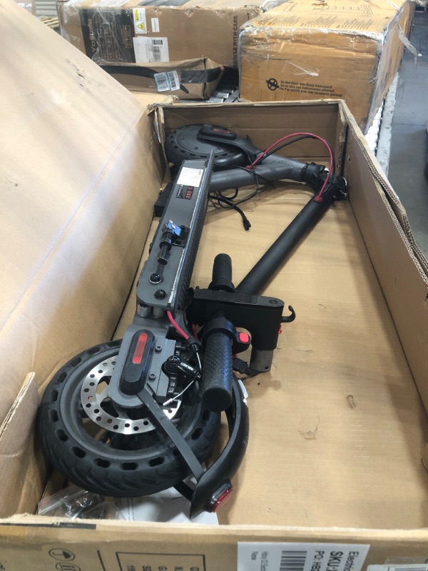 Photo 2 of Hiboy S2 Pro Electric Scooter, 500W Motor, 10" Solid Tires, 25 Miles Range, 19 Mph Folding Commuter Electric Scooter for Adults (Optional Seat)
