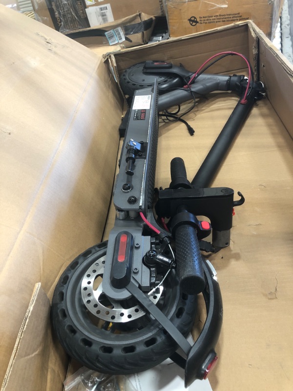 Photo 4 of ***PARTS ONLY*** Hiboy S2 Pro Electric Scooter, 500W Motor, 10" Solid Tires, 25 Miles Range, 19 Mph Folding Commuter Electric Scooter for Adults
