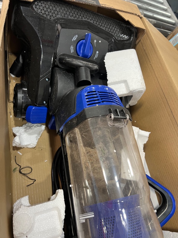 Photo 4 of eureka NEU182A PowerSpeed Bagless Upright Vacuum Cleaner, Lite, Blue
