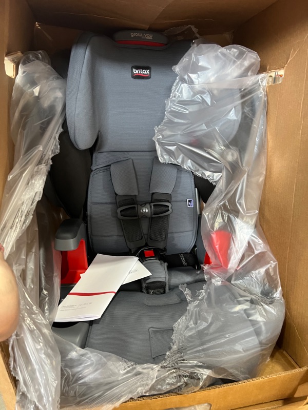 Photo 3 of Britax Grow with You ClickTight Plus Harness-2-Booster Car Seat, Otto Safewash Fabric
