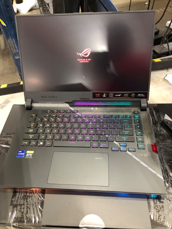 Photo 2 of ASUS ROG Strix Scar 15 (2022) Gaming Laptop, 15.6” 300Hz IPS FHD Display, NVIDIA GeForce RTX 3070 Ti,Intel Core i9 12900H, 16GB DDR5, 1TB SSD, Per-Key RGB Keyboard, Windows 11 Home, G533ZW-AS94
