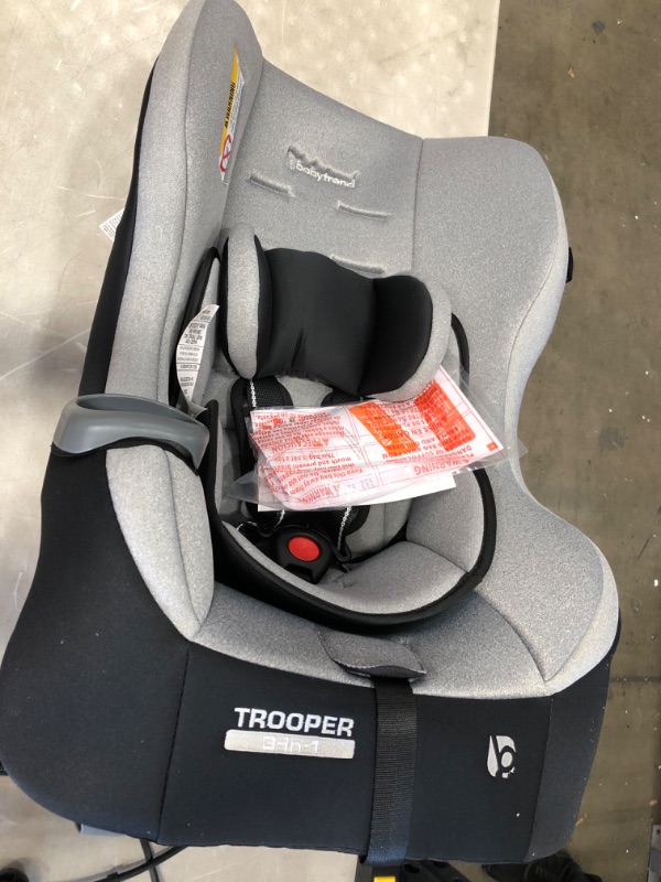 Photo 2 of Baby Trend Trooper 3-in-1 Convertible Car Seat, Moondust (CV01C87B)
