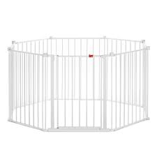 Photo 1 of **MISSING HARDWARE** Regalo 2-in-1 Super Wide Metal Pet Gate and Playard, 2" L X 192" W X 28" H, 2 in
