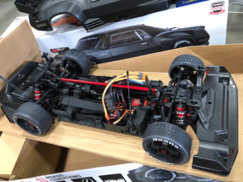 Photo 6 of ARRMA 1/7 Felony 6S BLX Street Bash All-Road Muscle Car RTR (Ready-to-Run Transmitter and Receiver Included, Batteries and Charger Required), Black, ARA7617V2T1
