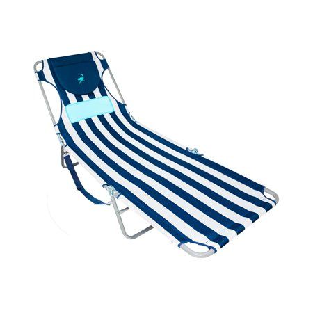 Photo 1 of **DAMAGED**Ostrich Ladies Comfort Lounger Beach Chaise Striped
