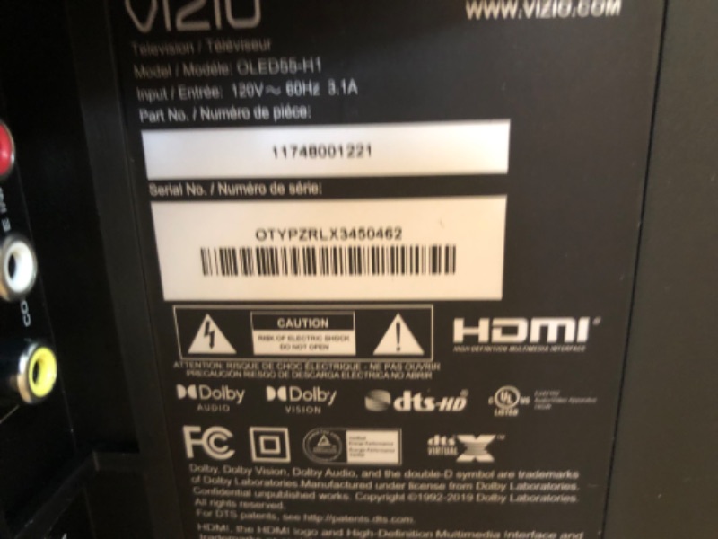 Photo 2 of VIZIO OLED 55" Class 4K HDR SmartCast Smart TV (Newest Model) OLED55-H1
