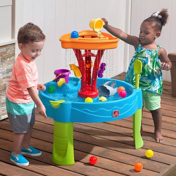 Photo 1 of **MISSING PARTS** Step2 Summer Showers Splash Tower Water Table for Toddlers
