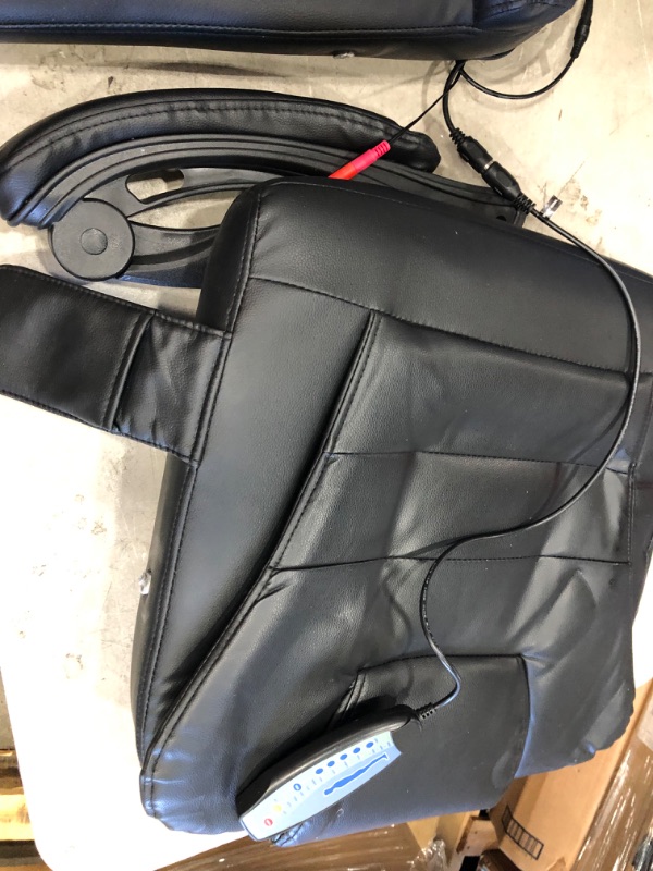 Photo 1 of **MISSING PARTS** BLACK OFFICE MASSAGE CHAIR 