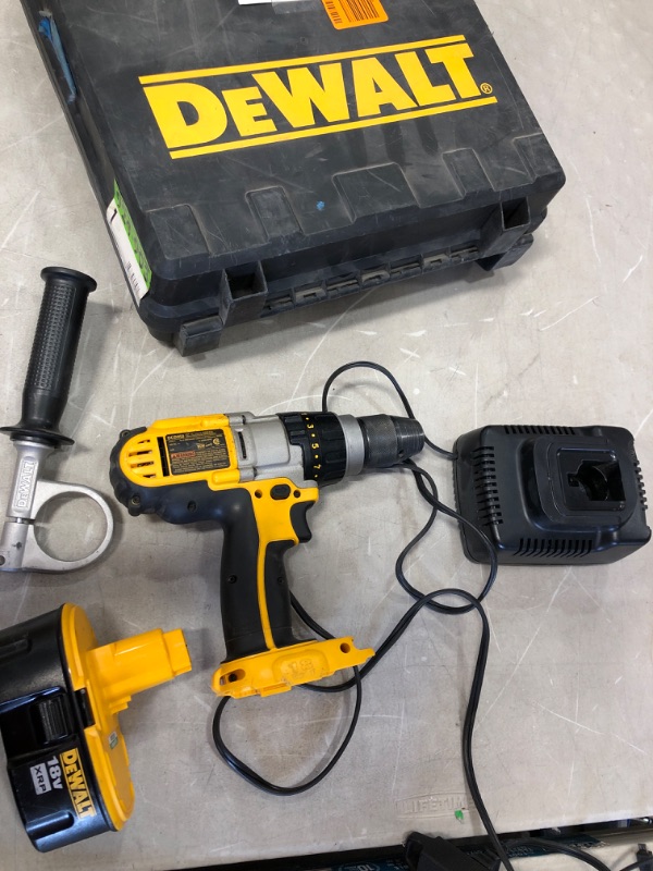 Photo 2 of **CHARGER NON FUNCTIONAL** DEWALT 18V XRP Hammer Drill, 1/2-Inch, WITH CHARGER AND BATTERY
