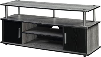 Photo 1 of Convenience Concepts Designs2Go Monterey TV Stand with Cabinets and Shelves Home Furniture and Decor, Weathered Gray/Black
Product Dimensions	?47.25 x 15.75 x 21.25 inches
