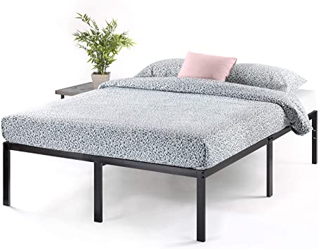 Photo 1 of ***PARTS ONLY*** Best Price -Mattress 18 Inch Metal Platform Bed, Heavy Duty Steel Slats, No Box Spring Needed, Easy Assembly, Black, King