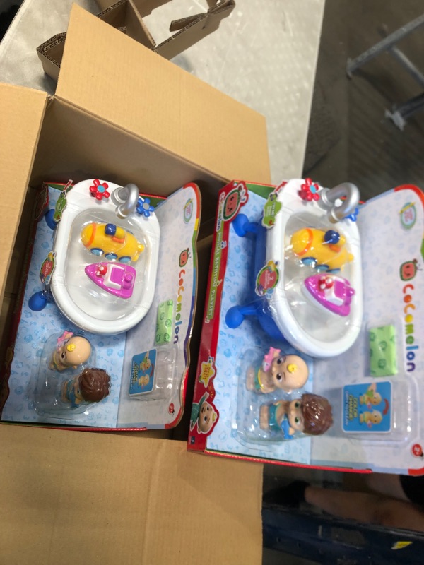 Photo 2 of 2 items 
CoComelon Bathtub Playset (X2)