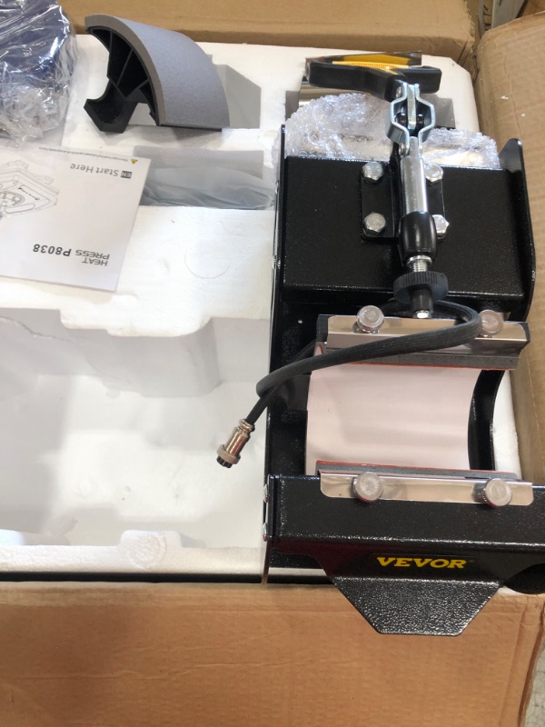 Photo 7 of VEVOR Digital Heat Press 15"x15" T-shirt Sublimation Transfer Machine Swing Away
