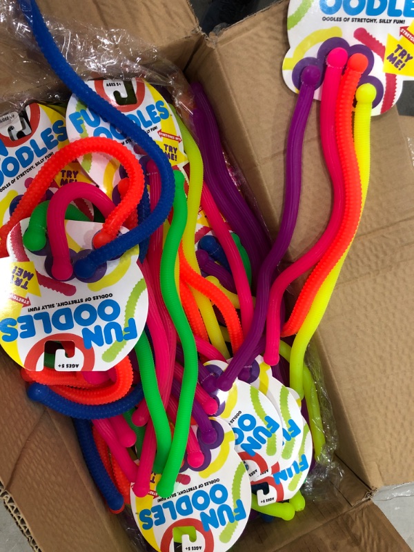 Photo 2 of **BOX OF 32** Fun Oodle Stretchy, 3 Count Pack Stretches Out to 8 Foot B3354, 2 Count

