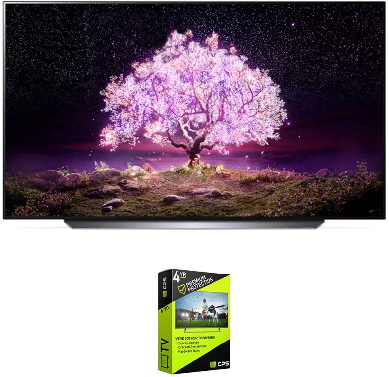 Photo 1 of LG OLED77C1PUB 77 Inch 4K Smart OLED TV with AI ThinQ (2021 Model) 
