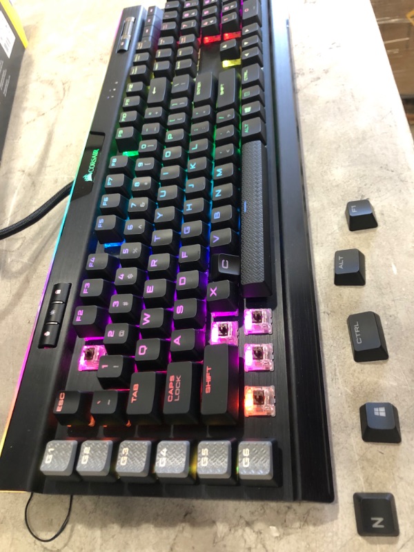 Photo 2 of K95 RGB PLATINUM Mechanical Gaming Keyboard — CHERRY® MX Brown — Black
