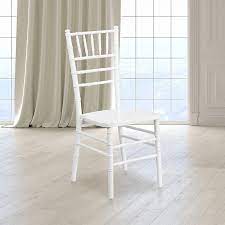 Photo 1 of **MINOR DAMAGE** Flash Furniture HERCULES Series White Wood Chiavari Chair
