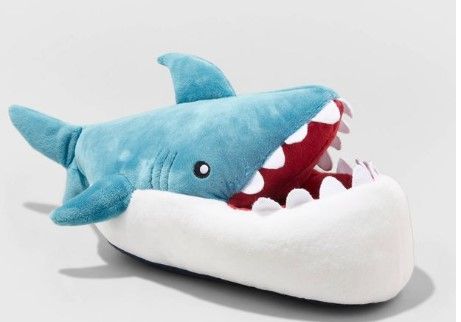 Photo 1 of Boys' Knox Shark Slippers - Cat & Jack™ Blue

**6PACK**SMALL