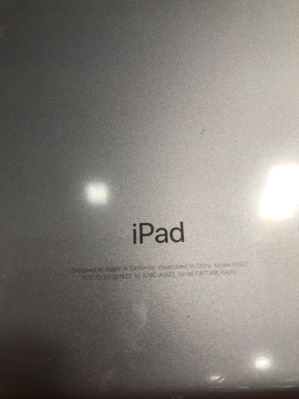 Photo 2 of COLOR: GREY Apple iPad 5TH GEN A18227