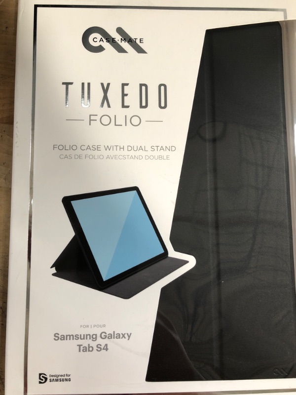 Photo 2 of Case-Mate - Samsung Galaxy Tab S4 10.5"- Tuxedo- Black