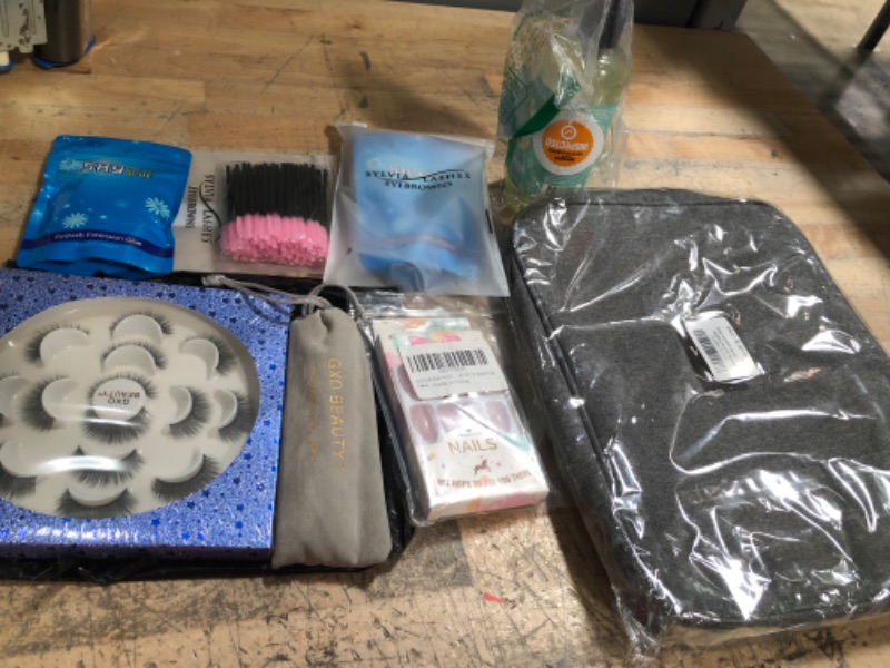 Photo 1 of **** BUNDLE BAG OF BEAUTY PRODUCTS AND GREY MAKEUP BAG*** SOLD AS IS*** NO RETURNS*** NO REFUNDS***
