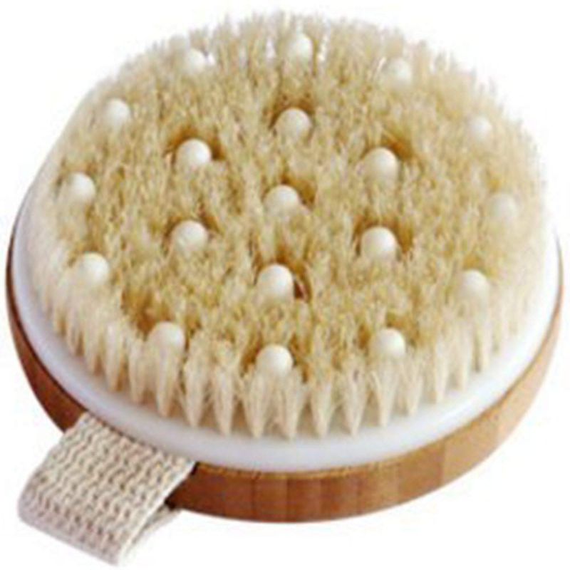 Photo 1 of ***2 PACKS***CSM Dry Body Brush For Beautiful Skin - Solid Wood Frame & Boar Hair Exfoliating Brush To Exfoliate & Soften Skin, Improve Circulation, Stop Ingrown Hairs, Reduce Acne and Cellulite