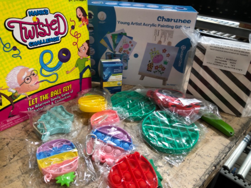 Photo 1 of **** BUNDLE*** SOLD AS IS*** NO RETURNS*** NO REFUNDS***
INCLUDE KID TOYS, GAMES, PAINTING GIFT SET, MORE TOYS