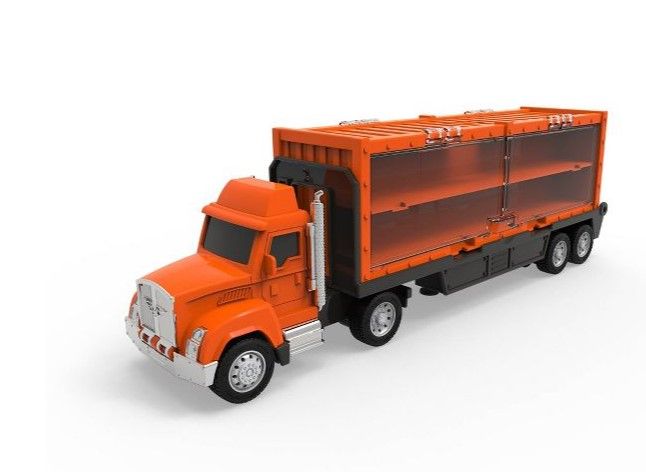 Photo 1 of DRIVEN – Orange Mini Toy Car Carrier Truck – Pocket Transport
CASE OF 3

