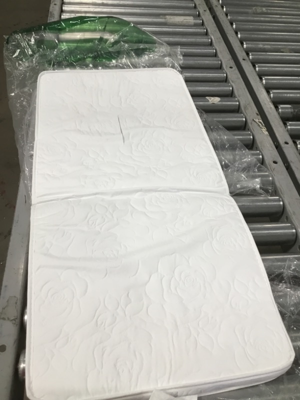 Photo 1 of Bassinet/Cradle Mattress by Colgate Mattress | Waterproof & Non-Toxic | GREENGUARD Gold Certified | 15" X 33" X 2" | Rounded Corners
