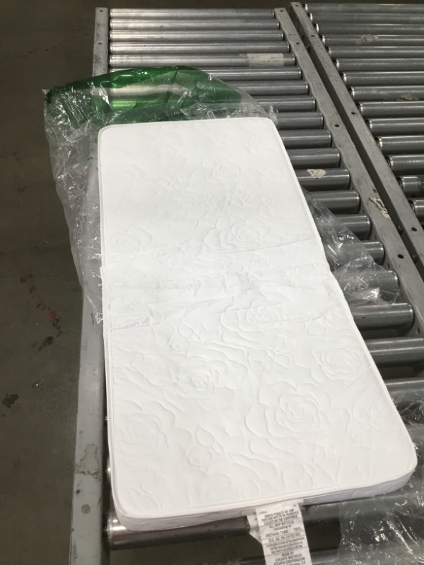 Photo 1 of Bassinet/Cradle Mattress by Colgate Mattress | Waterproof & Non-Toxic | GREENGUARD Gold Certified | 15" X 33" X 2" | Rounded Corners
