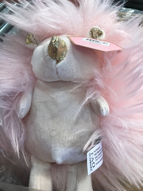Photo 1 of FAO Schwarz Glitter Hedgehog 12" Stuffed Animal

