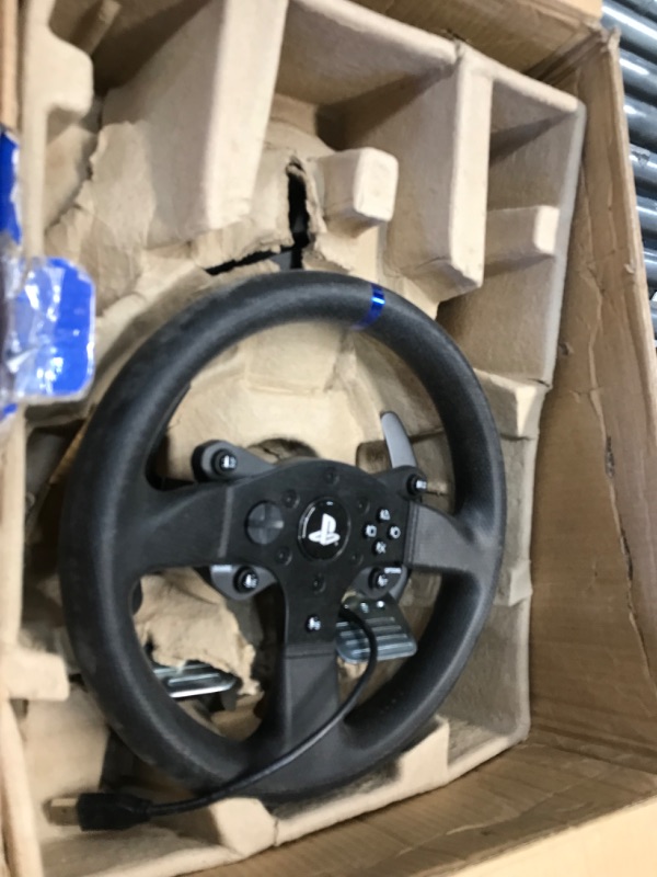 Photo 3 of ***MISSING CLAMP AND CABLES*** Thrustmaster T300 RS - Gran Turismo Edition Racing Wheel (PS5,PS4,PC)
