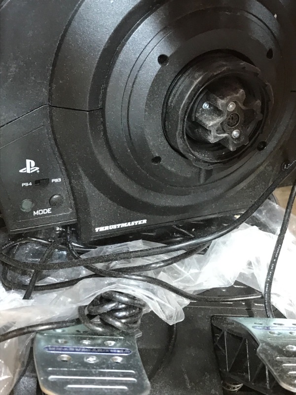 Photo 2 of ***MISSING CLAMP AND CABLES*** Thrustmaster T300 RS - Gran Turismo Edition Racing Wheel (PS5,PS4,PC)