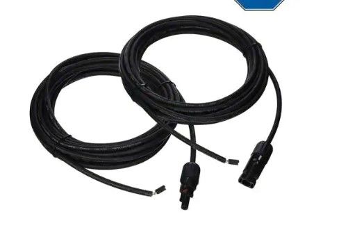 Photo 1 of 20 ft. 12 AWG Solar Panel and Charge Controller Connector Adaptor Kit Cables
