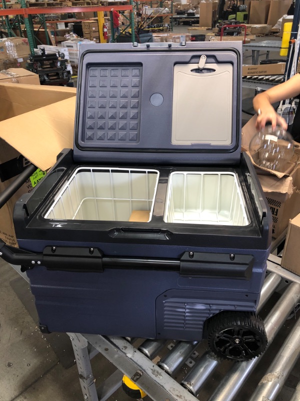 Photo 2 of *UNABLE TO TEST*BODEGA 12 Volt Car Refrigerator, RV Car Fridge Dual Zone APP Control, Portable Freezer,37 Quart (35L) -4?-68? RV Electric Compressor Cooler 12/24V DC and 100-240V AC for Outdoor, Camping, Travel,RV (NO USB)
