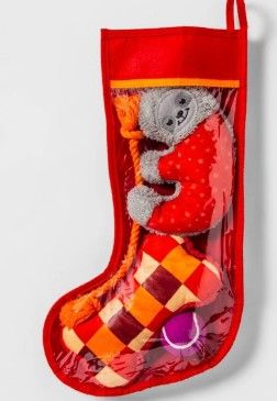 Photo 1 of Dog Toy Stocking - Red - M/L - 4pk - Boots & Barkley™

