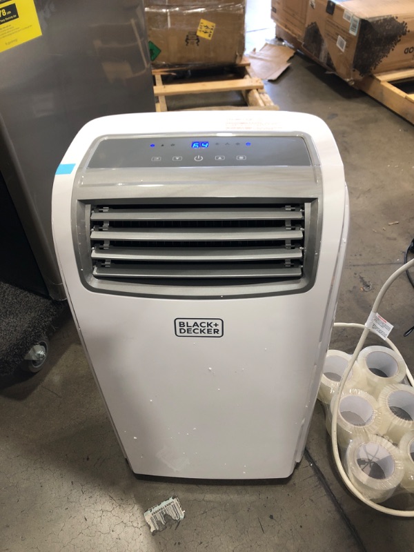 Photo 2 of TESTED WORKS**
BLACK+DECKER 14,000 BTU Portable Air Conditioner with Remote Control, White
