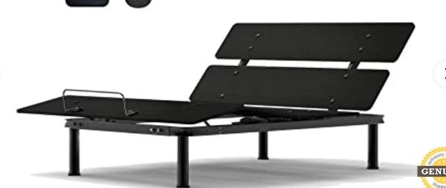 Photo 1 of **incomplete missing box 2!! IULULU Adjustable Bed Frame Twin XL, Electric Adjustable Bed Base with Bluetooth App Control & Wireless Remote, Adjustable Legs Height, Head & Foot Incline, Anti Snore, Zero Gravity
