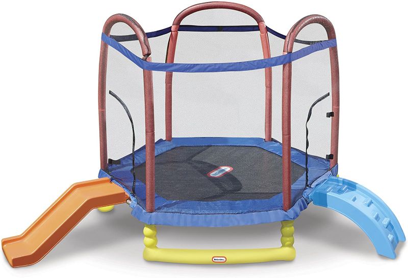 Photo 1 of ***PARTS ONLY*** Little Tikes 7' Climb 'N Slide Trampoline
