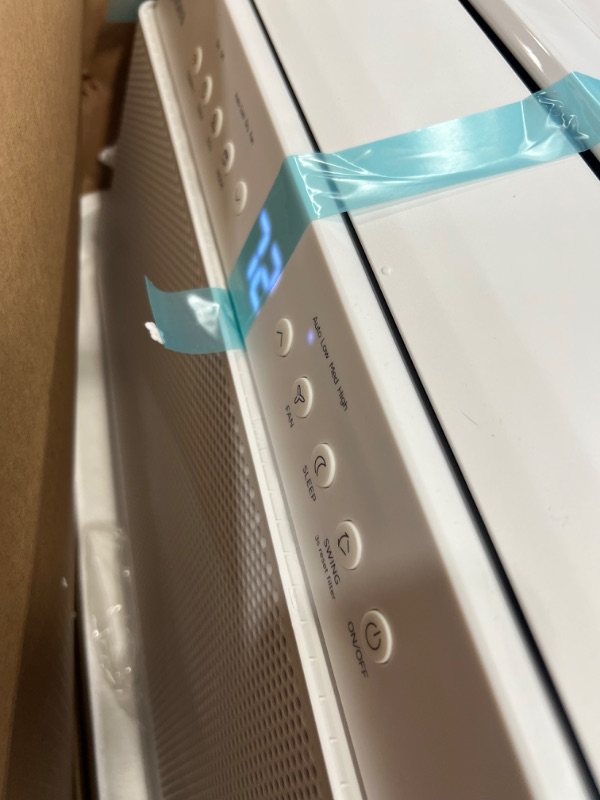 Photo 2 of Midea 8,000 BTU U-Shaped Smart Inverter Window Air Conditioner–Cools up to 350 Sq. Ft., Ultra Quiet with Open Window Flexibility, Works with Alexa/Google Assistant, 35% Energy Savings, Remote Control
