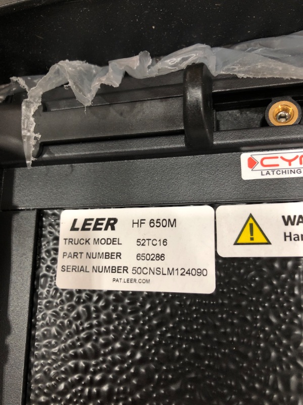 Photo 5 of ***MISSING HARDWARE*** LEER HF650M | Fits 2016-2022 Toyota Tacoma with 5' Bed with Track | Hard, Quad-Folding, Low Profile Tonneau Cover - Does Not Fit Trail Edition | SKU 650286
