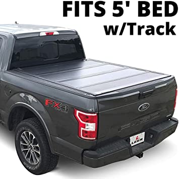 Photo 1 of ***MISSING HARDWARE*** LEER HF650M | Fits 2016-2022 Toyota Tacoma with 5' Bed with Track | Hard, Quad-Folding, Low Profile Tonneau Cover - Does Not Fit Trail Edition | SKU 650286
