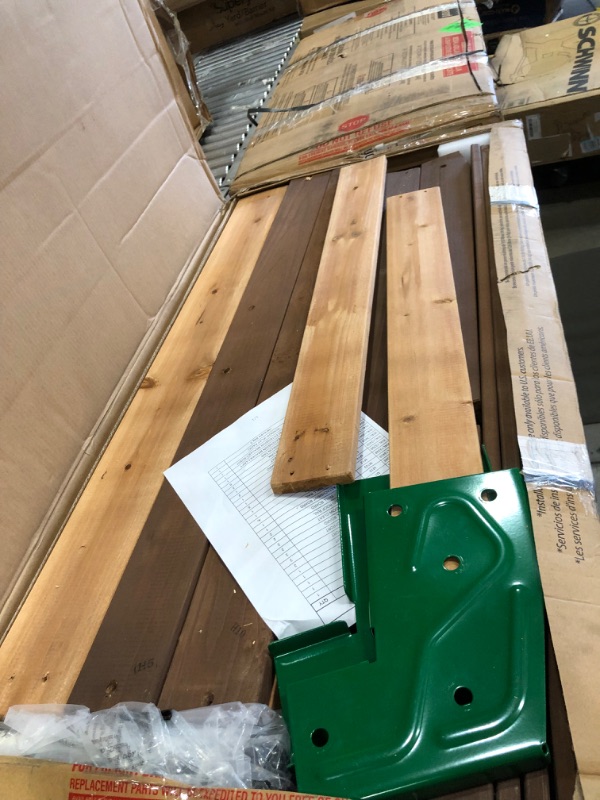 Photo 1 of *INCOMPLETE* BOX 2 & 3* Backyard Discovery Lakewood Wooden Playset Swing Set
