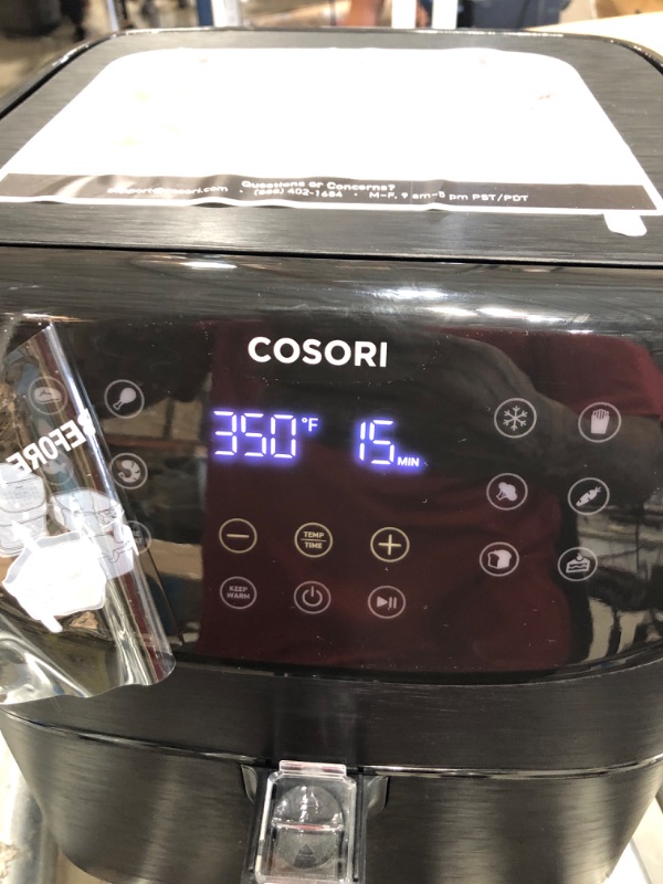 Photo 2 of Cosori CS158-AF Smart Wi-Fi Air Fryer 5.8QT 100 Recipes
