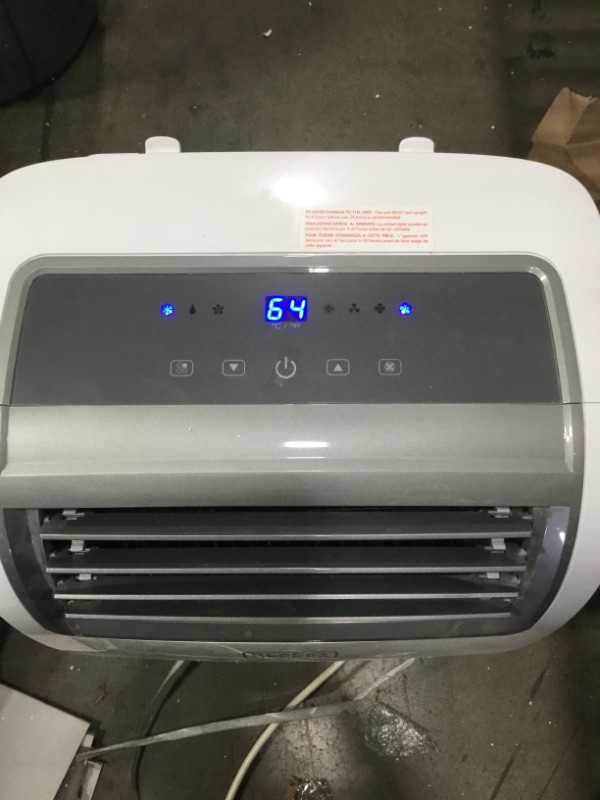 Photo 2 of BLACK+DECKER 14,000 BTU Portable Air Conditioner with Heat and Remote Control, White
