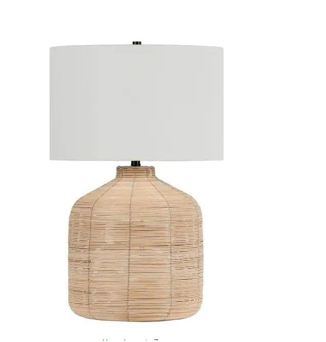 Photo 1 of 
Meyer&Cross
Jolina 26.5 in. Oversized Rattan Table Lamp