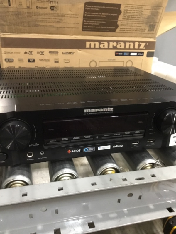 Photo 3 of Marantz NR1710 – Slim 4K UHD 7.2 Channel AV Receiver, Immersive Movies, Music & Gaming, Wi-Fi, Bluetooth, HEOS + Alexa - Black